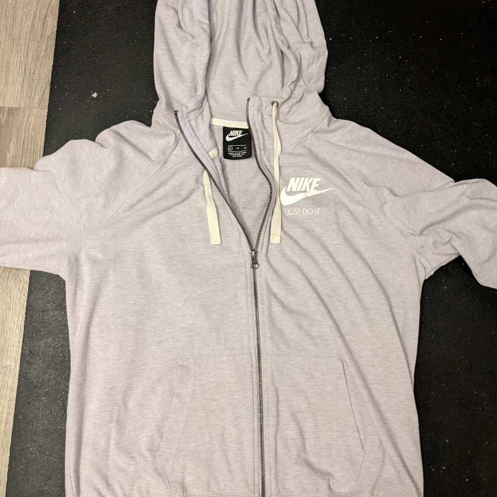 Violet Light Purple Zip Up Jacket